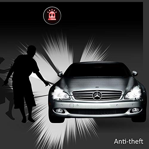 Car Remote Central Locking Kit - Maso 4 Doors Keyless Entry System + Anti-Theft Alarm Immobiliser System With Shock Sensor Universal Fits For All Car #TOP5