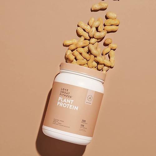 Vista 24 de Love Sweat Fitness Proteína vegana orgánica en polvo Vainilla 28 porciones, 0.71 onzas de proteína, sin azúcar, vegano, sin gluten, sin OMG