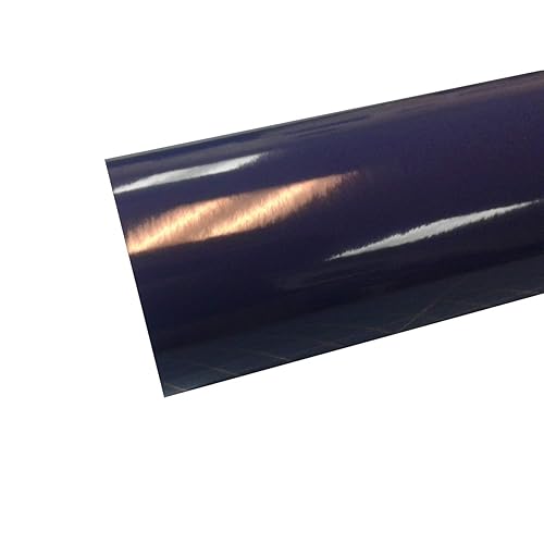 Rollo de vinilo ORACAL 631 de 12 pulgadas x 10 pies para cortadores de manualidades y cortadores de letreros de vinilo (azul oscuro)