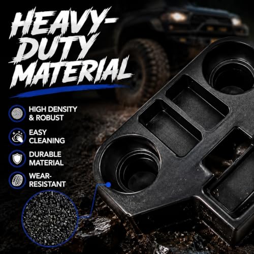 Portavasos para Consola Dodge Ram 1994-1997 ABS Negro miniatura 7