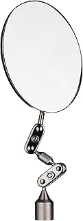Sponsored Ad - HARDK Magnetic Base Inspection Mirror Welding Mirror - Swivel Angle Ball Joint Antenna Mirror-3.35 Inch Dia...