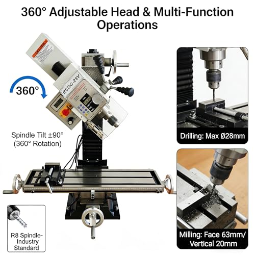 INTBUYING Mini Milling Drilling Machine