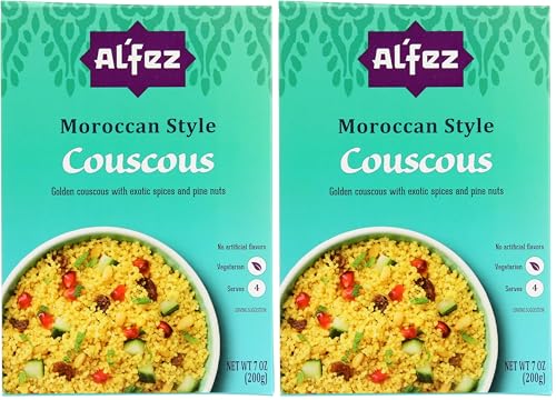 Al' Fez Authentic Moroccan Spiced Couscous, No Artificial Flavors, Vegan, Vegetarian, 7 Ounce (Pack of 2) image 3