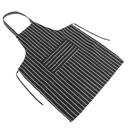 JUMPLAWN Delantal Impermeable Delantales Para Hombre Delantal De Laboratorio Delantales Infantiles Para Cocinar Delantal Sin Corbata Delantal Y Gorro De Chef Delantal Estampado A Rayas De