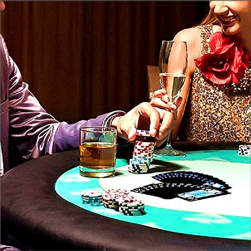 2 Set wasserdichte Pokerkarten, PVC Rot und blau, Spielkarte, Kunststoff, Coole Farbe, magische Tricks Deck-Werkzeug für Familien-Partyspiel – Bild 3