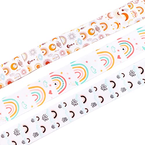 Juanooo Aesthetic Boho Rainbow Lanyard With Horizontal Transparent Id Card Badge Holder Cute Lanyard For Teacher Girl Women #TOP7