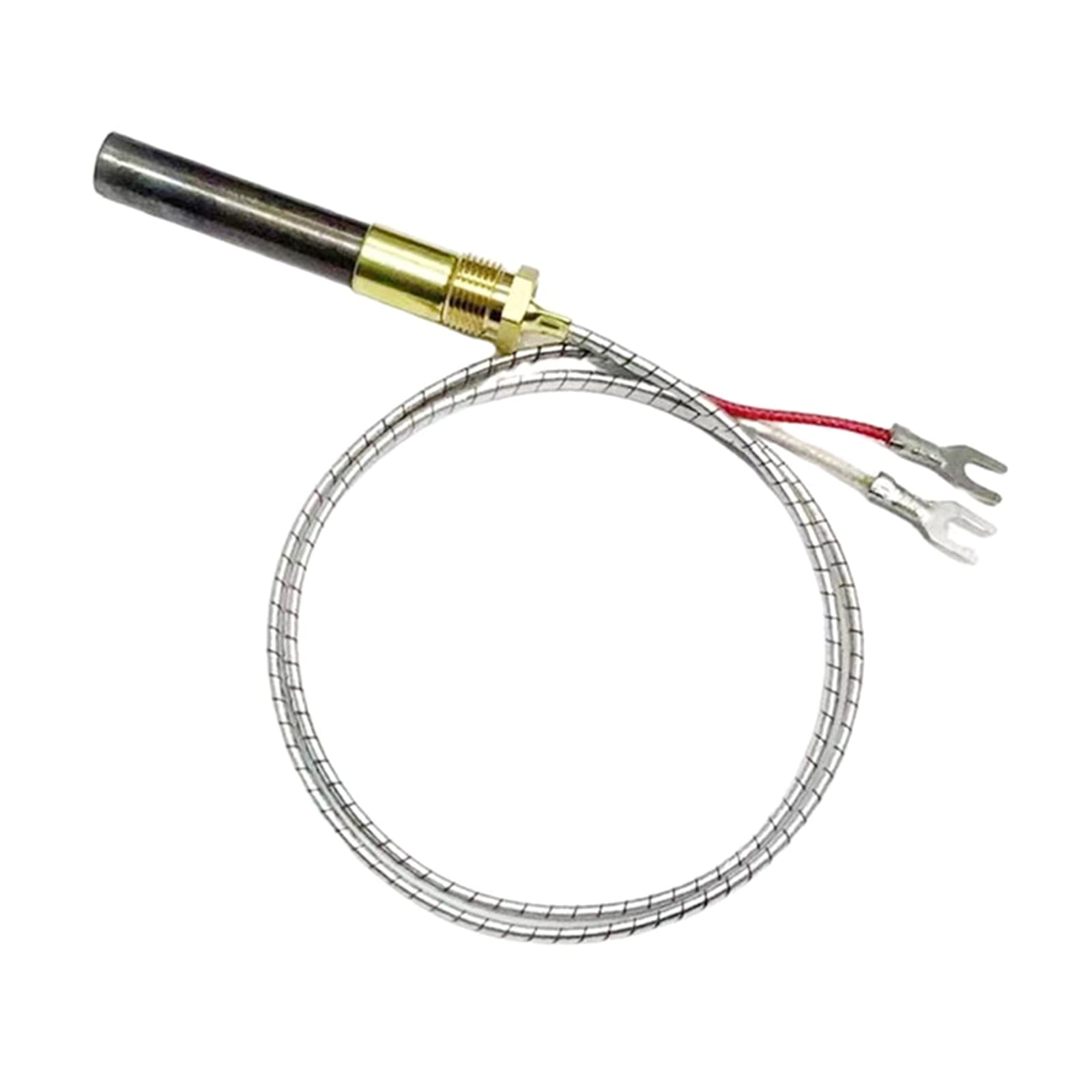 Tsophreniq Temperature Sensor Thermopile Thermocouple Resistant for Fireplaces Heater Fittings Replacement Accessories Thermocouple Replacement