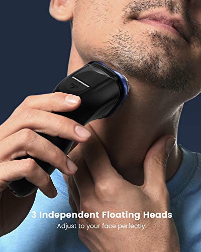 Limural Mens Electric Razors For Shaving, Electric Shavers For Men With Extra Replacement Blade Led Cordless Rechargeable Wet/Dry, Cordless Close Shave Men’s Grooming Kit With Pop-Up Beard Trimmer #TOP1