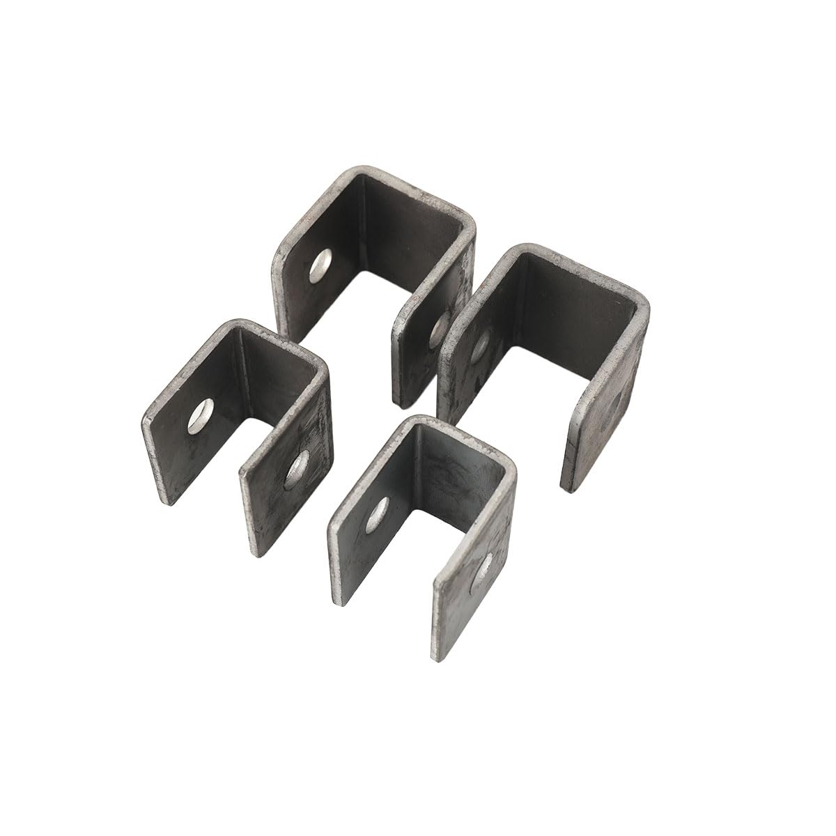 Anhänger-Blattfeder-Kit, 2 Stück Ersatz für SW4B 4-Blatt-Anhängerfeder, Blattfeder Montageset und U -Bolzen Hanger Kit für 3500 lbs Einzelachse, Anhängerachse Suspension Kit