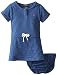 Nautica Baby Girls' French Terry Quilted Dress