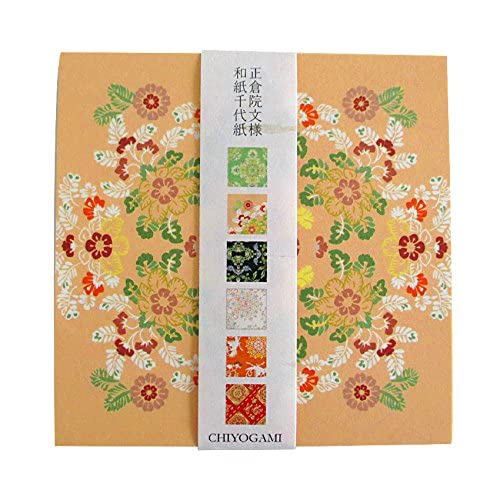 和紙 千代紙 折り紙 色紙 正倉院文様 3セット合計54枚入り