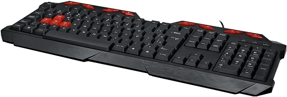 Teclado Gamer USB à Prova de Respingos Preto MAXMIDIA - Vista 3