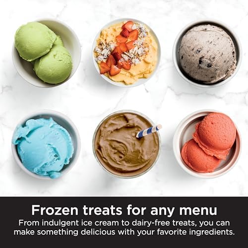 Ninja NC301 CREAMi, Ice Cream, Gelato, Milkshake, Sorbet, and Smoothie Bowl Maker, 7 One-Touch Programs, Silver