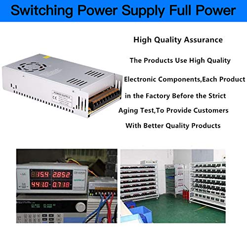 Gesd DC 12V 50A 600W POWER SUPPLY ADAPTER Transformer Switch Ac 110V / 220V To Dc 12V 20Amp Switching Converter Led Driver thumb #7