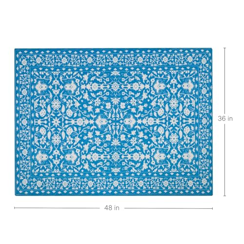 Image of Lovewag Reusable Washable Dog Pee Pads, Teal Paradise 36x48, 2 Pack