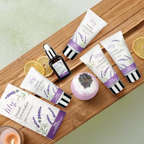 Image of Lavender Spa Skin Care Gift Set - Perfect Pampering Gift Basket for Women