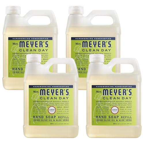 Mrs. MEYER'S CLEAN DAY Liquid Hand Soap Refill Lemon Verbena 33 F...