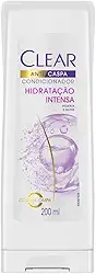Clear Condicionador Anticaspa Women Hidratação Intensa 200Ml Branco