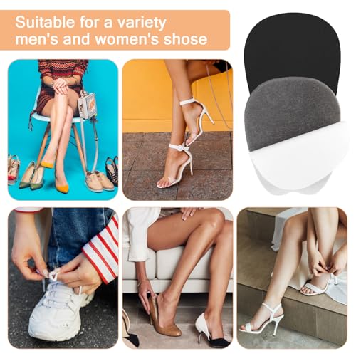 3 pares de almohadillas de fieltro para lengüeta de zapato miniatura 7