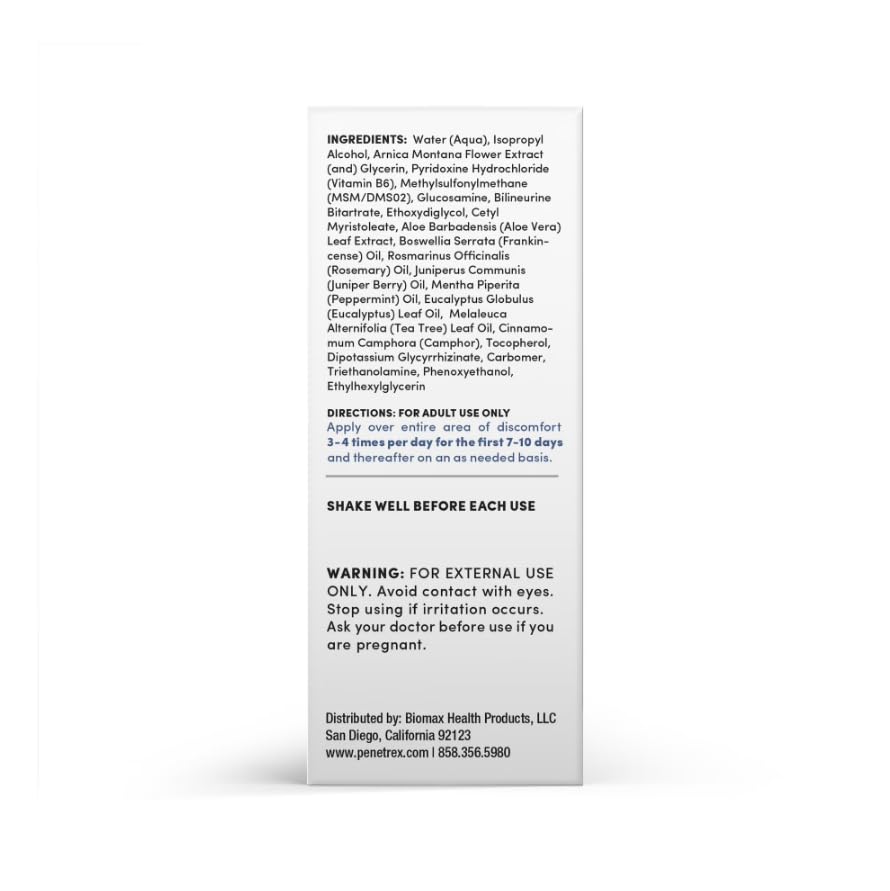 Image of Penetrex Roll-On Gel for Joints & Muscles, Arnica, Vitamin B6 & MSM, 2.5 Oz
