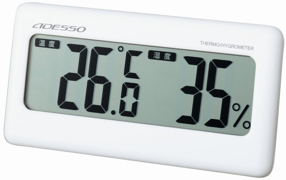 Hygromètre numérique de température Adesso TC-1106 blanc thermomètre intérieur