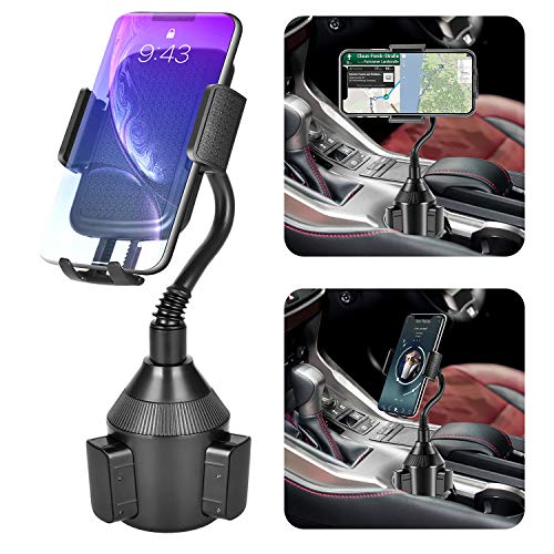 image for LEXSO Cup Holder Phone Mount Universal Adjustable Car Phone Holder Mou
