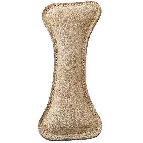 Ethical Pets Dura Fused Leather Bone Dog Toy, 9-Inch