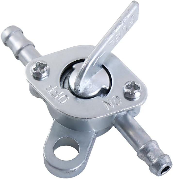 Leadigol 2 Pcs Fuel Tank Tap Valve On-Off Switch, 6mm Fuel Tank Switch for 50cc 70cc 90cc 100cc 110cc 125cc for Motorbike Dirt Bike
