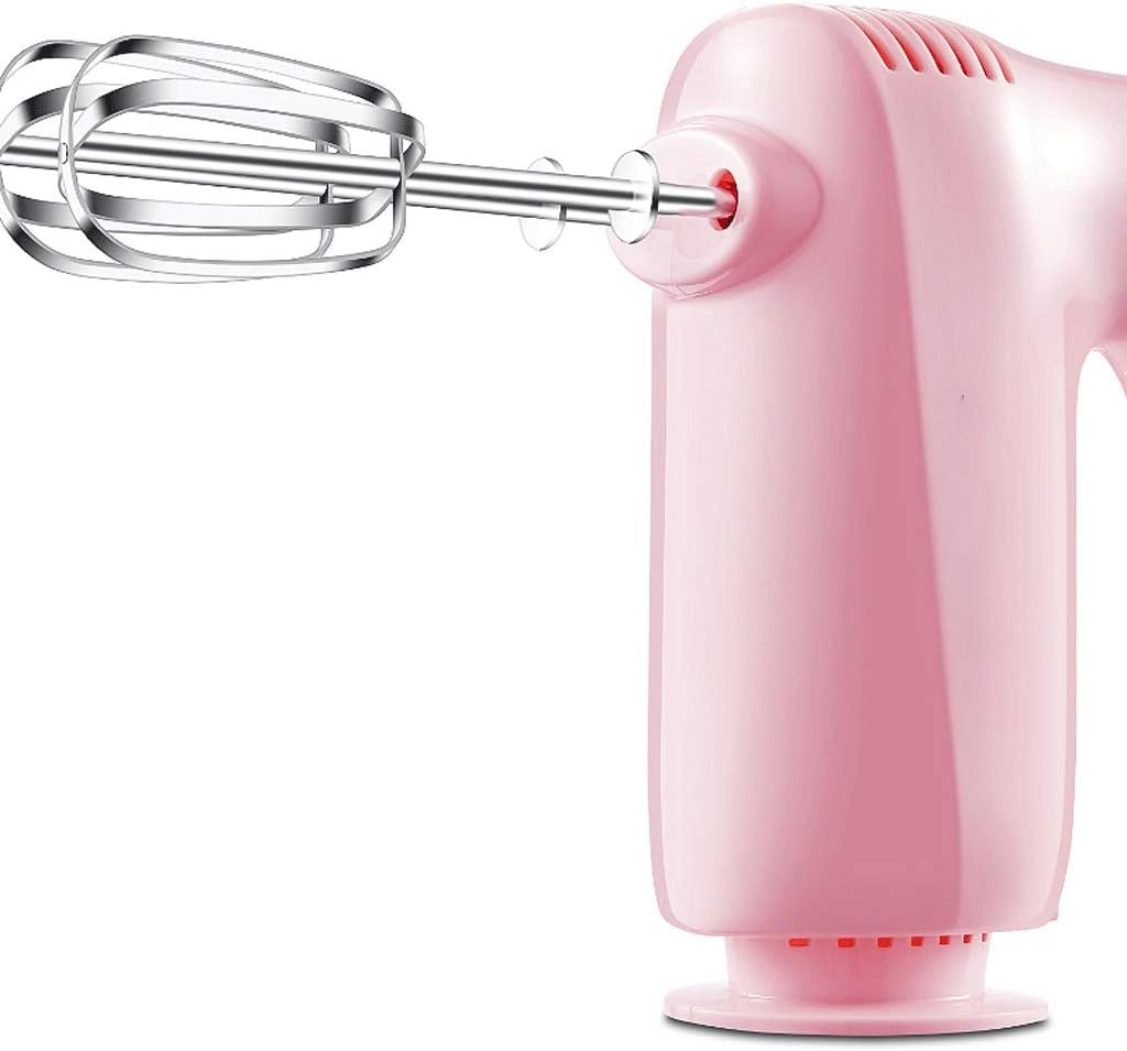 Hand Mixer, Electric Handheld Mixer with 5 Speed and Button, Includes Sturdy Beaters and Dough Hooks