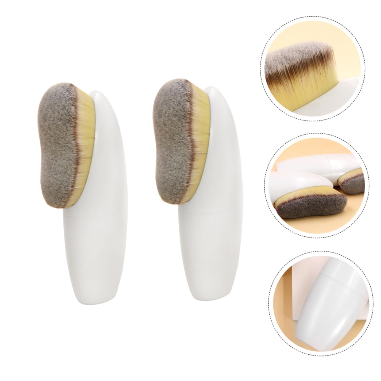 FOMIYES 8stücke Kosmetik Pinselset Multifunktionale Foundation Und Puderpinsel Für Präzise Make-up-anwendungen Für Anfänger Und Profis Aus Langlebigem Material Gefertigt