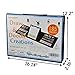 Sunnyglade 185 Pieces Double Sided Trifold Easel Art Set, Drawing Art Box with Oil Pastels, Crayons, Colored Pencils, Markers, Paint Brush, Watercolor Cakes, Sketch Pad