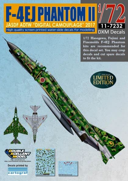 Amazon | DXMデカール 11-7232 1/72 航空自衛隊 F-4EJ ADTW デジタル