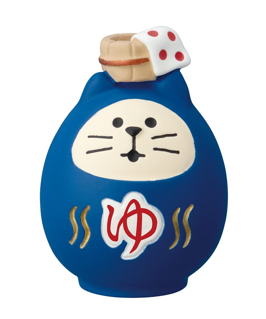 Amazon.co.jp: デコレコーポレーション concombre 銭湯猫だるま
