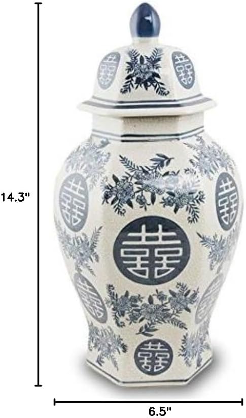 Celebration of Life Temple Ceramic Cremation Urn - Large - Holds Up to 180 Cubic Inches of Ashes - White Ceramic Urns
