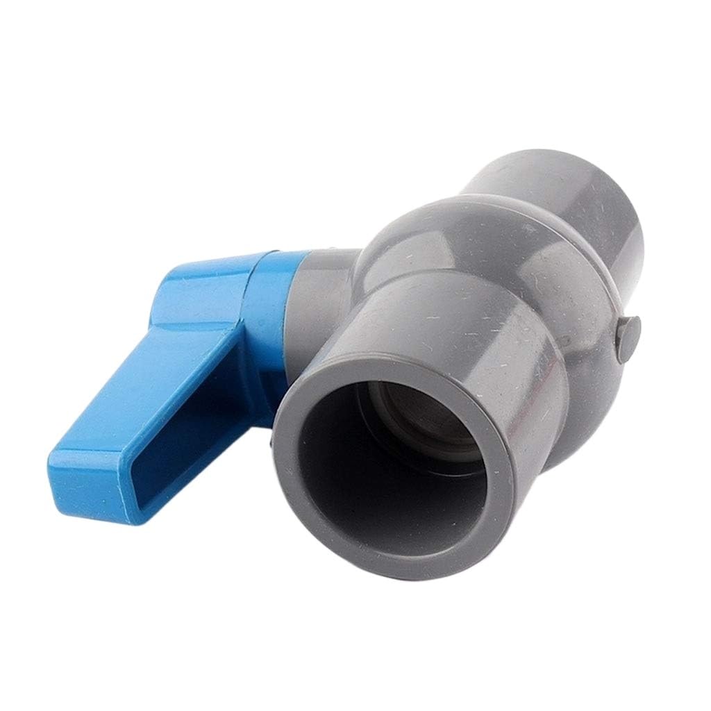 ball valve,isolation valve, ID 20/25/32/40/50/63mm PVC Pipe Ball Valves, for Water Irrigation System Drainage Tube Quick Valve Water Pipe Connector Fittings ( Size : I.D 40mm ) ( Size : Inner dia 63mm