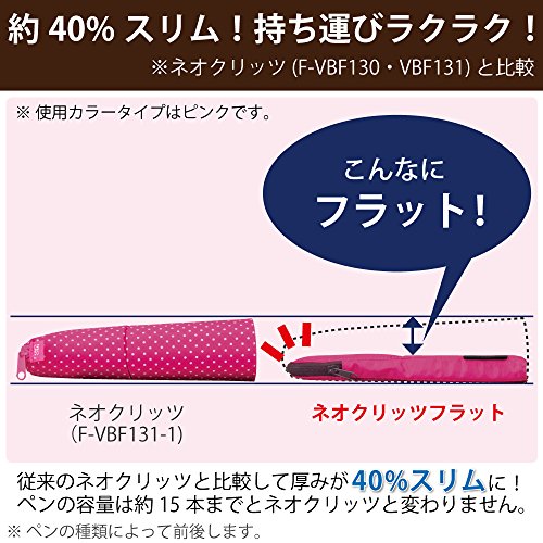 Kokuyo Pencil Case Neocritz Flat Blue (F-VBF160-3) - Image 3