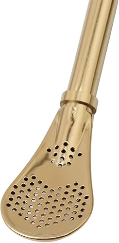 Miniatura 3 de Sevenfly - Cuchara de acero inoxidable para beber cucharas de lámparas Yerba Mate filtro de pajita suelto infusor de té barware colador para agitar