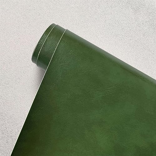 Leather Repair Patch for Couches 20 x 138 cm 1 Roll Large Self-Adhesive refinisher cuttable reupholster Tape Patches kit for Couch Car Seats Furniture Sofa Vinyl Chairs Shoes Fabric FixArmy Green