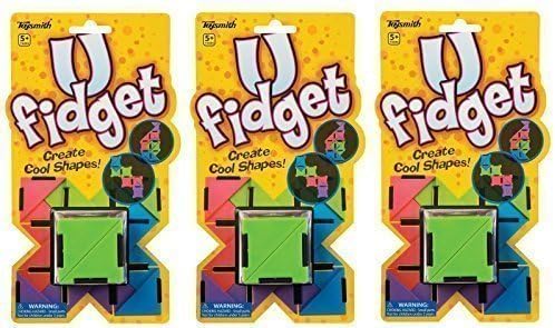 Set of 6 U Fidget Toy - Create Cool Shapes