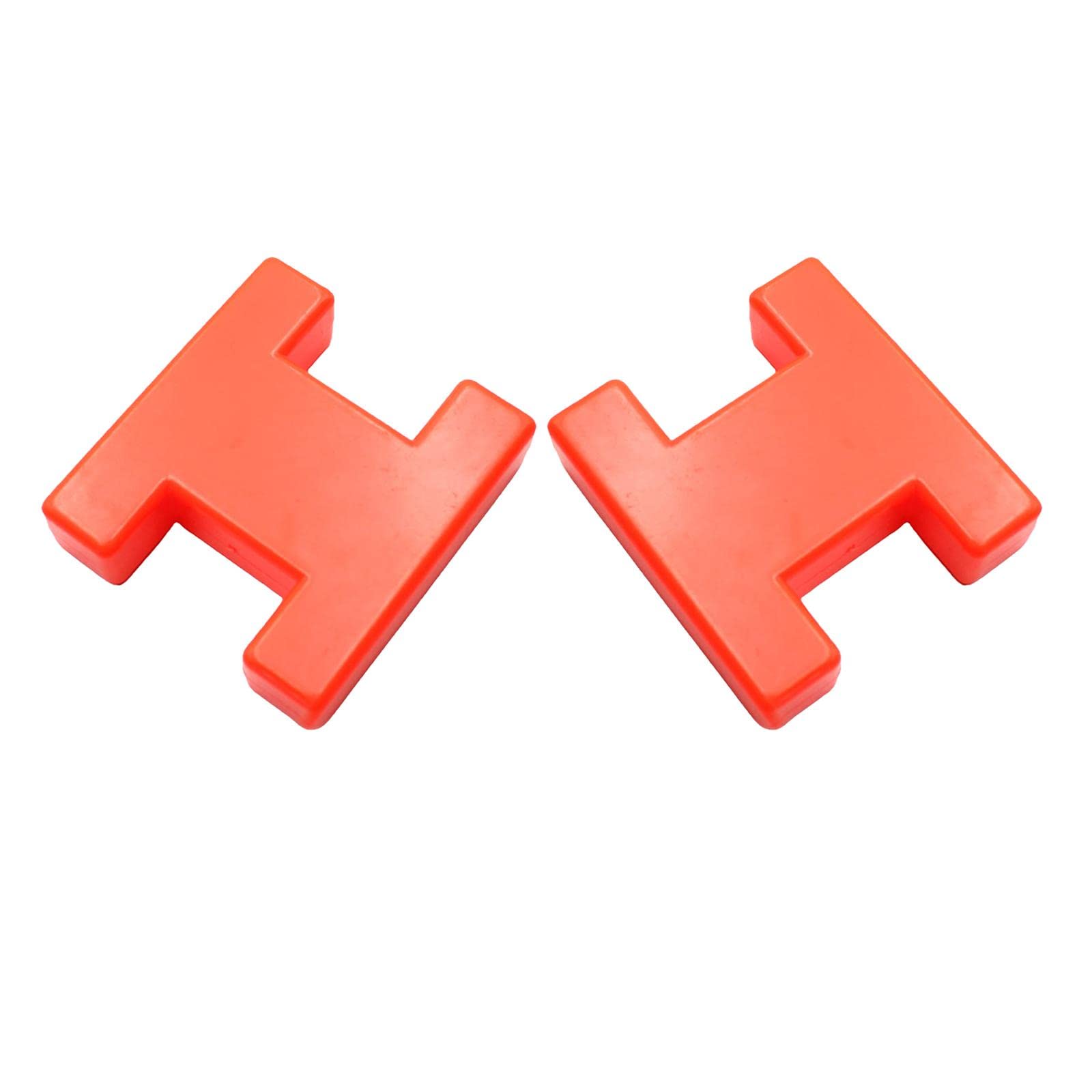 Newmind 2Pcs Red H Block Marker Buoy Accessories, 2 inch Long Tackle for Carp Fishing Catfish