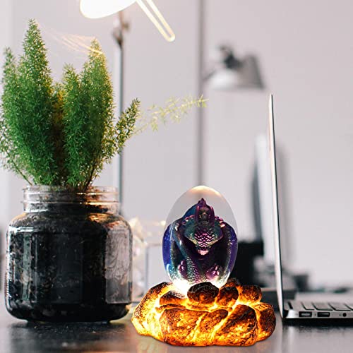 XIAOYAYA Uova di Drago con Base illuminata | Uovo