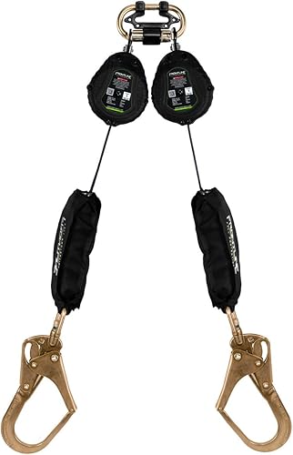 Miniatura 15 de Frontline RPW061R 6 pies de red SRL de una sola pierna con gancho de acero para barras de refuerzo Ligero y duradero Frenado de acción rápida