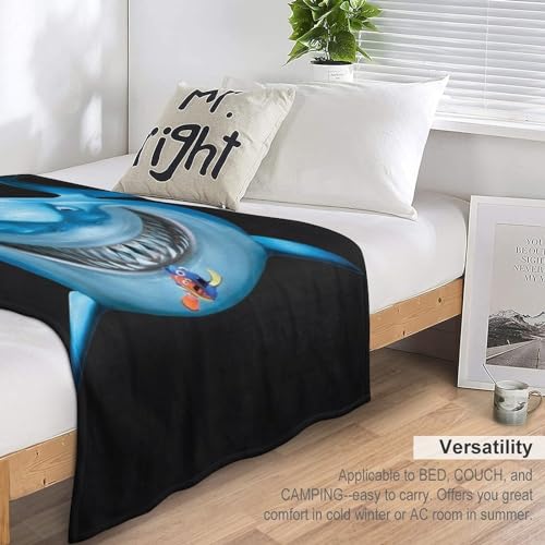 Couverture requin flannel idée cadeau originale pour lit enfant et bébé - 7