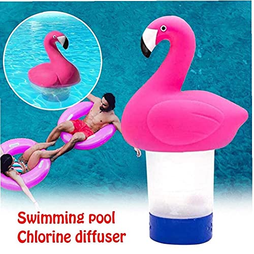 Hotaden Drijvende Dispenser, Drijvende Pool Chloor Dispenser Automatische Tablet Chemische Houder Flamingo Decoratie - Image 5