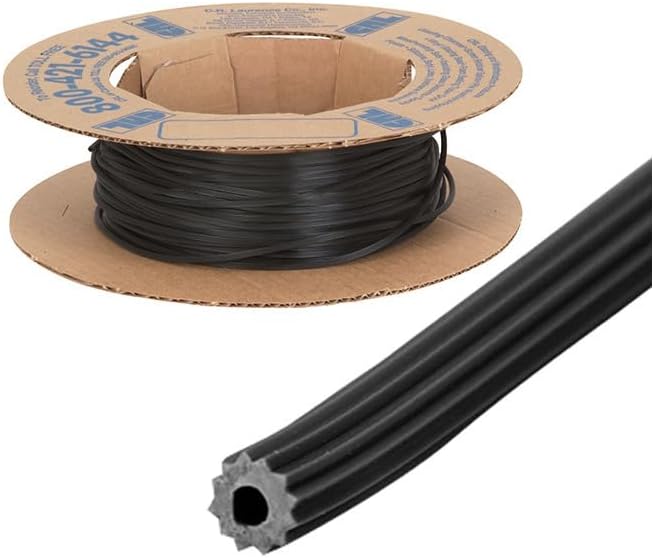 CRL .170" Black Screen Retainer Spline - 100 ft Roll