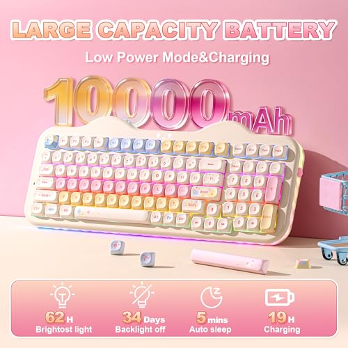 Mechanical Keyboard Wireless Hot-Swappable