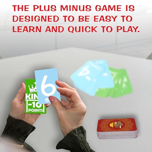 Image of TOY ZONE The Plus Minus Game | Card Game for Kids | Educaitonal Card Games | Card Games | Party Games | Learning Card Games | Age 5+ Years