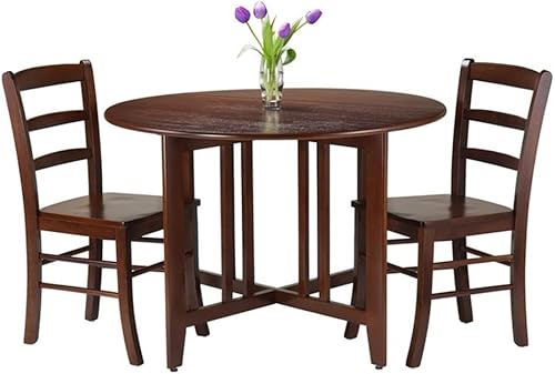 Miniatura 2 de Winsome Alamo Dining, 2 sillas, nogal