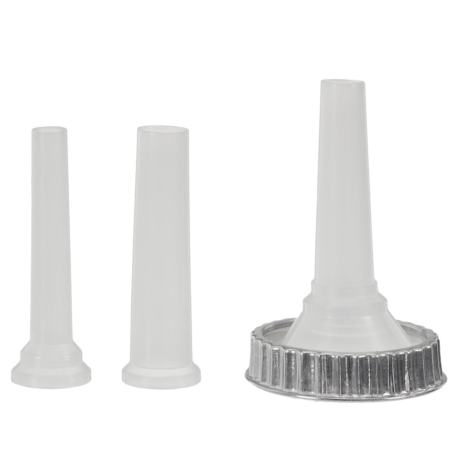 Macchina per salsicce professionale in acciaio inox con 3 beccucci – Insaccatrice manuale/riempitrice per carne – Insaccatore a manovella per salsicce fatte in casa – Argento