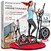 Sportstech CX608 Crosstrainer für Zuhause, leiser Ellipsentrainer mit 8 Widerstandsstufen, 10 kg Schwungrad, LCD Display, Pulssensor bis 120 kg, Fitnessgeräte für Zuhause